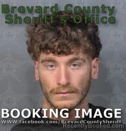 Mugshot of KAYDEN MICHAEL OVERBEE booked in Brevard County, Florida on April 21, 2026