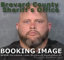 Mugshot of KEITH ALAN SIMPSON booked in Brevard County, Florida on April 21, 2026