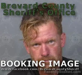 Mugshot of MARC CURTIS HOOVER booked in Brevard County, Florida on April 21, 2026