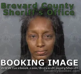 Mugshot of Britney Renee Britt booked in Brevard County, Florida on April 22, 2026