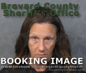 Mugshot of KIMBERLY KAY KOSITS booked in Brevard County, Florida on April 22, 2026