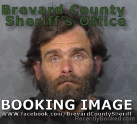 Mugshot of RYAN ALLEN GARRETT booked in Brevard County, Florida on April 22, 2026