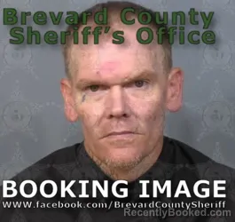 Mugshot of Joseph George Lockwood booked in Brevard County, Florida on April 22, 2026