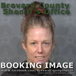 Mugshot of LAUREN MICHELLE HUNTER booked in Brevard County, Florida on April 22, 2026