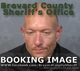 Mugshot of JOSEPH MICHAEL SUROS booked in Brevard County, Florida on April 22, 2026