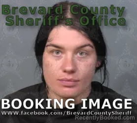 Mugshot of DESTINEE DOROTHY DENAE MARLOW booked in Brevard County, Florida on April 22, 2026