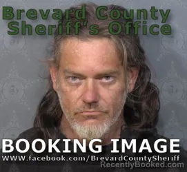 Mugshot of Daniel Earl Rollins booked in Brevard County, Florida on April 22, 2026