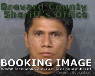 Mugshot of ANGEL JOEL MYANGA ROJAS booked in Brevard County, Florida on April 22, 2026