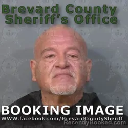 Mugshot of Raymond Roldan booked in Brevard County, Florida on April 23, 2026