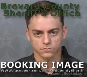 Mugshot of Hector Santiago booked in Brevard County, Florida on April 23, 2026