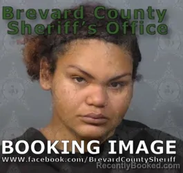 Mugshot of MYA GWEN LOVETT booked in Brevard County, Florida on April 23, 2026