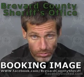 Mugshot of EBEN JACOB DERVIN booked in Brevard County, Florida on April 23, 2026