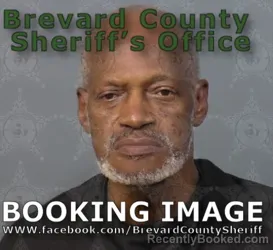 Mugshot of Sam Harris booked in Brevard County, Florida on April 24, 2026