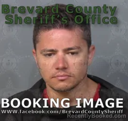 Mugshot of Brandon J Campbell booked in Brevard County, Florida on April 24, 2026