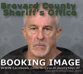 Mugshot of Mark Alan Gordon booked in Brevard County, Florida on April 24, 2026