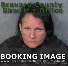 Mugshot of Elizabeth Ann Melvin booked in Brevard County, Florida on April 24, 2026
