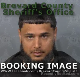 Mugshot of Samuel Ernesto Rodriguez Urena booked in Brevard County, Florida on April 24, 2026