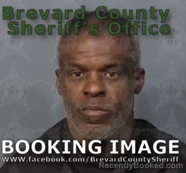 Mugshot of QUENTON THOMAS SANDERS booked in Brevard County, Florida on April 24, 2026