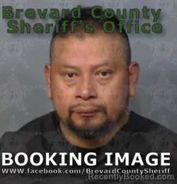 Mugshot of EDDY REYES CRISOSTOMO booked in Brevard County, Florida on April 24, 2026