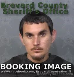 Mugshot of Alex Benjamin Smith booked in Brevard County, Florida on April 25, 2026