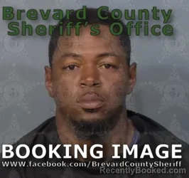 Mugshot of Derrick Dwayne Guinyard booked in Brevard County, Florida on April 25, 2026
