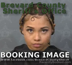 Mugshot of DAVILYN RODILLAS DENIZAC booked in Brevard County, Florida on April 25, 2026