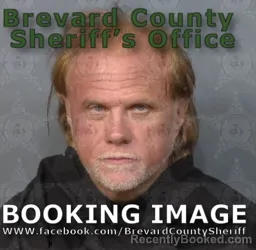 Mugshot of James Michael Freebourn booked in Brevard County, Florida on April 25, 2026