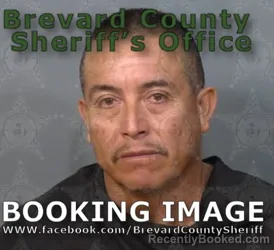 Mugshot of J FELIX LOREDO booked in Brevard County, Florida on April 25, 2026