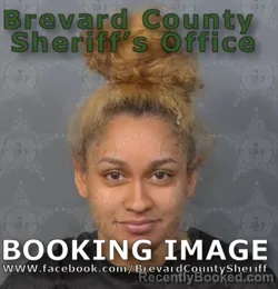 Mugshot of Genesis Zahrel Rios booked in Brevard County, Florida on April 25, 2026