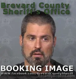 Mugshot of Joseph David Thomoson booked in Brevard County, Florida on April 25, 2026