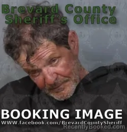 Mugshot of Kenneth Eugine Manahan booked in Brevard County, Florida on April 25, 2026