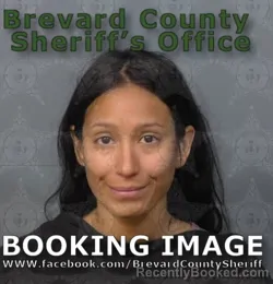 Mugshot of Desiree Alexandra Abambari booked in Brevard County, Florida on April 26, 2026