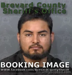 Mugshot of LUIS ARVIZU LUGO booked in Brevard County, Florida on April 26, 2026