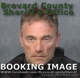 Mugshot of Justin Robert Hall booked in Brevard County, Florida on April 26, 2026