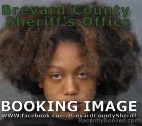 Mugshot of ZARIA N PIPKIN booked in Brevard County, Florida on April 26, 2026