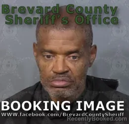 Mugshot of Derrick Anthony Clayton booked in Brevard County, Florida on April 26, 2026