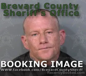 Mugshot of Cecil Dennis Jr Crews booked in Brevard County, Florida on April 26, 2026