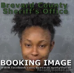 Mugshot of TANIAH DENAE JOHNSON booked in Brevard County, Florida on April 27, 2026
