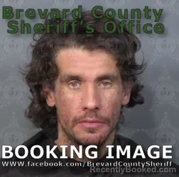 Mugshot of SHAWN JOSEPH FEATHER booked in Brevard County, Florida on April 27, 2026