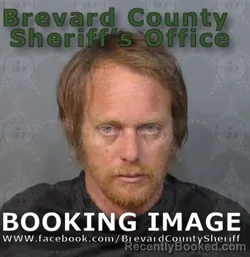 Mugshot of ANDREW CONRAD DEWITT booked in Brevard County, Florida on April 27, 2026