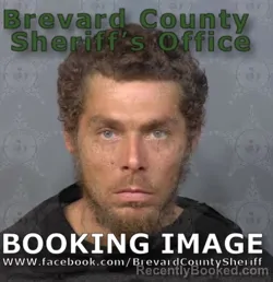 Mugshot of JUSTIN RYAN SMITH booked in Brevard County, Florida on April 27, 2026