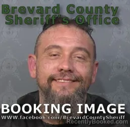 Mugshot of JAMES RAY LUCERO booked in Brevard County, Florida on April 27, 2026