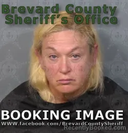Mugshot of TERESA MARIE GUZMAN booked in Brevard County, Florida on April 28, 2026