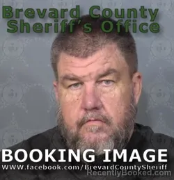 Mugshot of GEORGE STEVEN WOOD booked in Brevard County, Florida on April 28, 2026