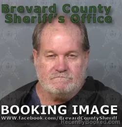 Mugshot of William Andy Fordham booked in Brevard County, Florida on April 28, 2026