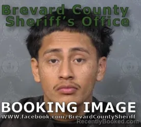 Mugshot of GAEL GARCIA booked in Brevard County, Florida on April 28, 2026