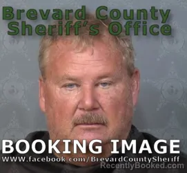 Mugshot of LEE BROOKS JOHNSON booked in Brevard County, Florida on April 29, 2026