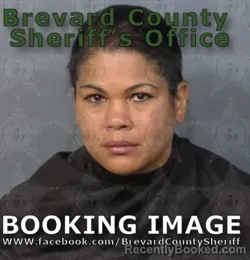 Mugshot of Latoya Renee Nicholson booked in Brevard County, Florida on April 29, 2026