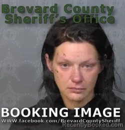 Mugshot of Sarah Marie Felker booked in Brevard County, Florida on April 29, 2026