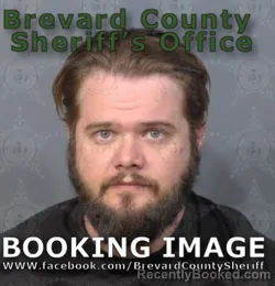 Mugshot of Theodore Rafael Villa Debarros booked in Brevard County, Florida on April 29, 2026